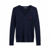 DAMEN Polo Ralph Lauren Strickpullover V Ausschnitt