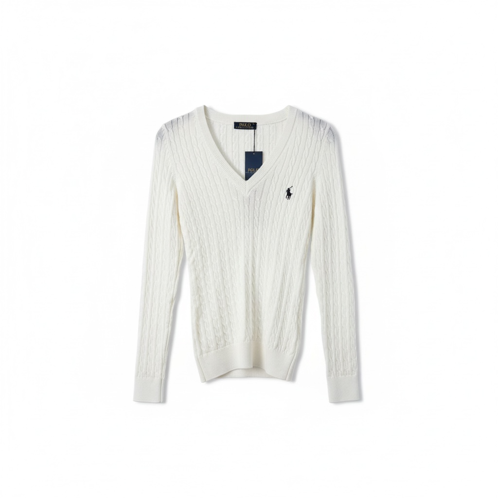 DAMEN Polo Ralph Lauren Strickpullover V Ausschnitt