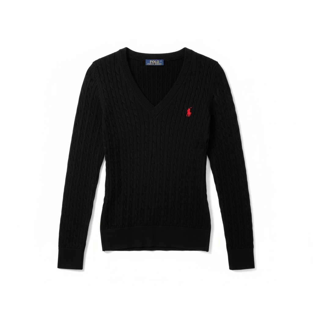 DAMEN Polo Ralph Lauren Strickpullover V Ausschnitt