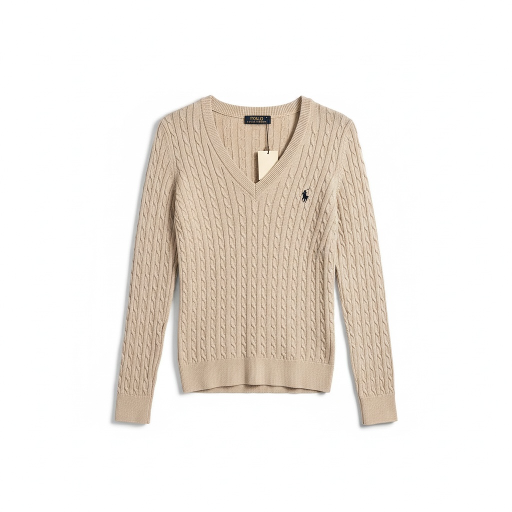 DAMEN Polo Ralph Lauren Strickpullover V Ausschnitt