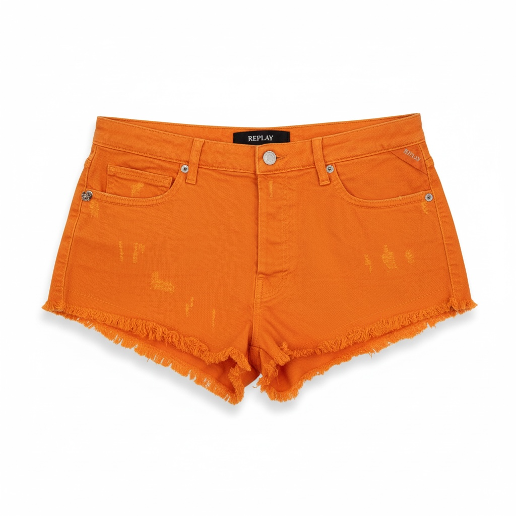 REPLAY Jeans Short Orange