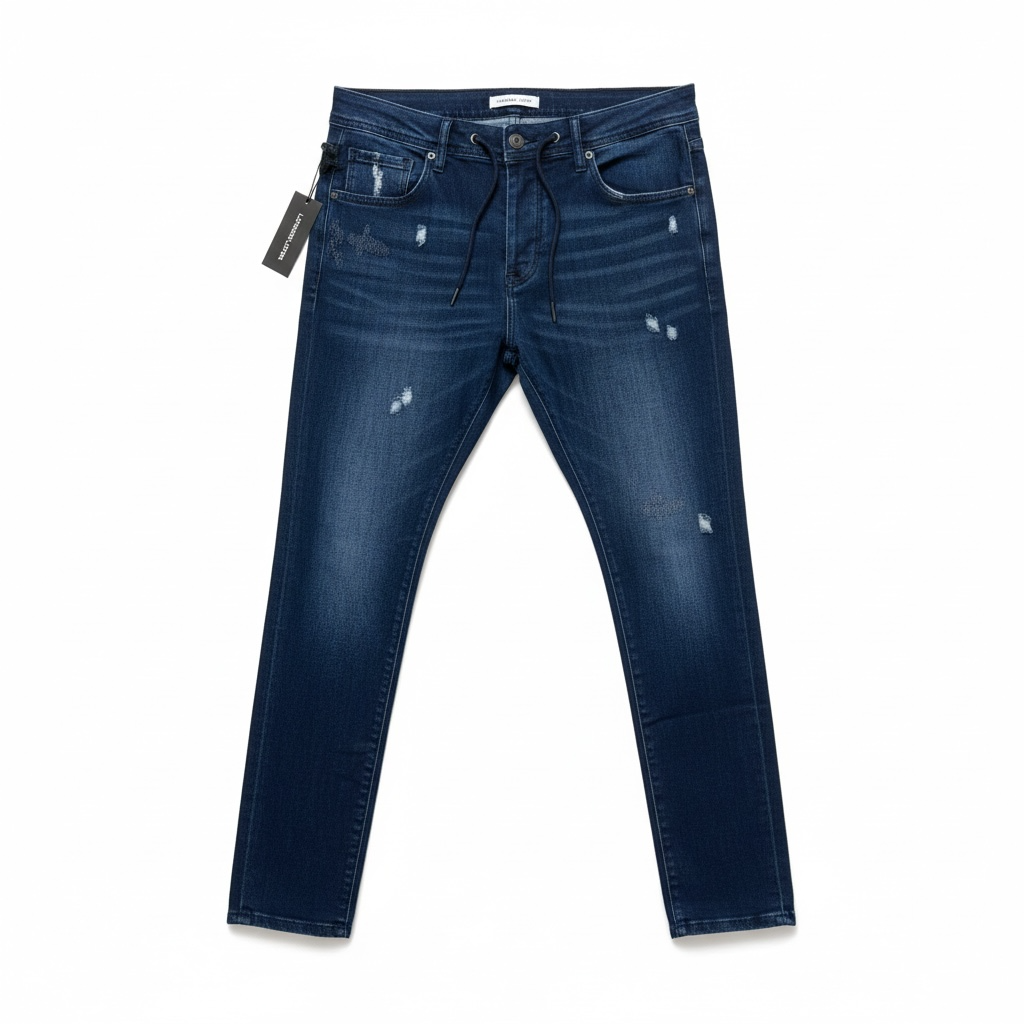 (R2) Leandro Lopes Jeans blau bänder