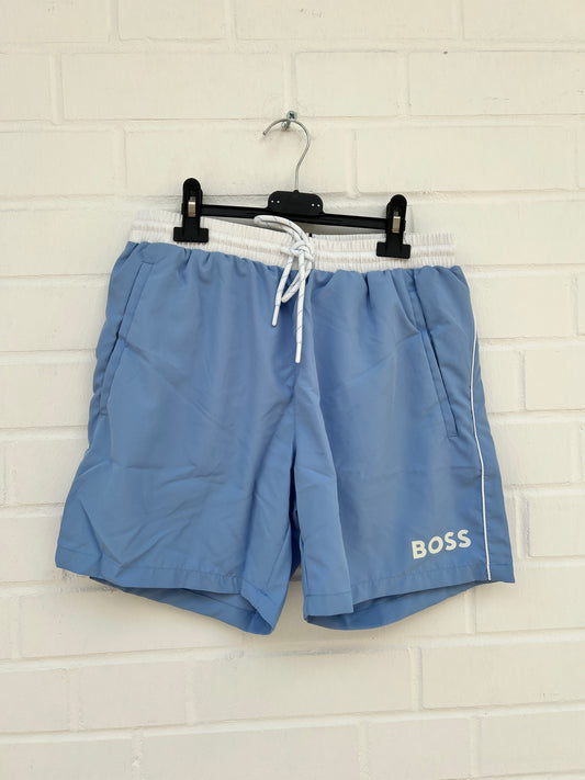 Badehose babyblau weiß Gr.S