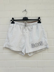 (10) Badehose weiß logo