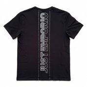 JUST EMPORIO Tshirt schwarz weiß bedruckt -37-