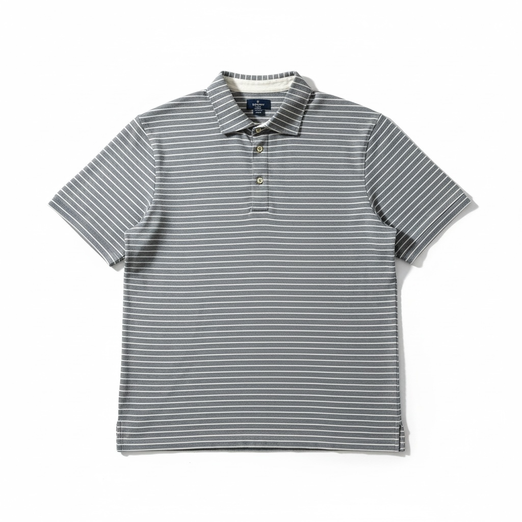 HACKETT LONDON Poloshirt Slim Fit gestreift blau weiß 100% Cotton