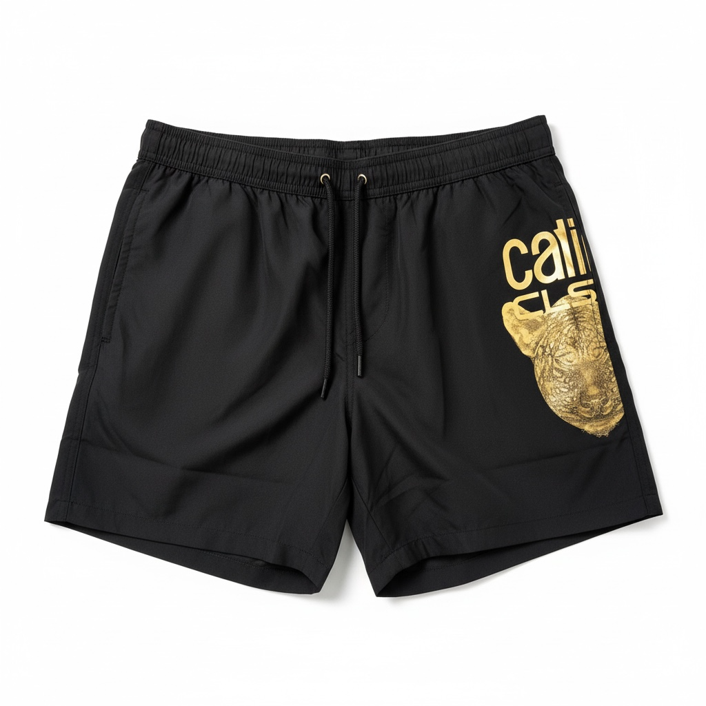 Cavalli Class Badehose schwarz gold Gr. M