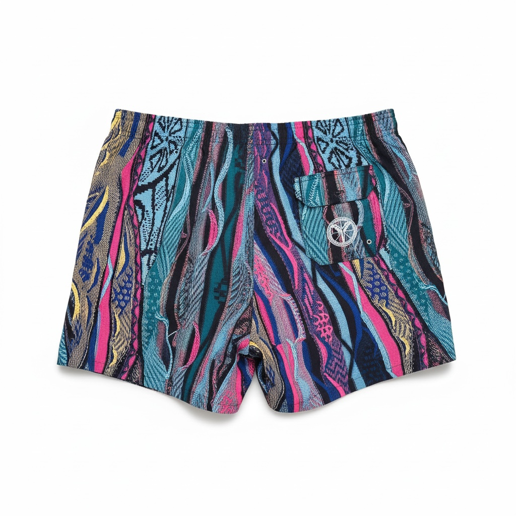 (Stange2) Carlo Colucci Badehose muster bunt Gr 4XL