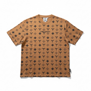 Carlo Colucci Tshirt braun / weiß / schwarz