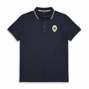 Cavalli Class Poloshirt navyblau Wappen Schlange -95-