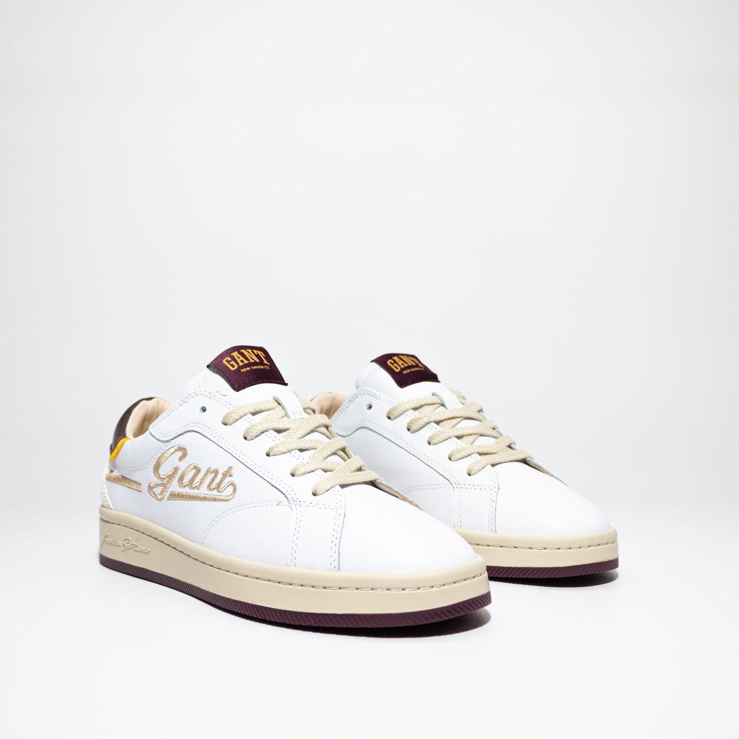 GANT Prepla Logo white leather Gr37