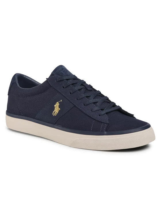 RALPH LAUREN Sneaker aus Stoff navy 816749369009 Gr 50