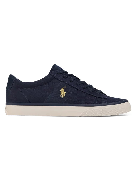 RALPH LAUREN Sneaker aus Stoff navy 816749369009 Gr 50