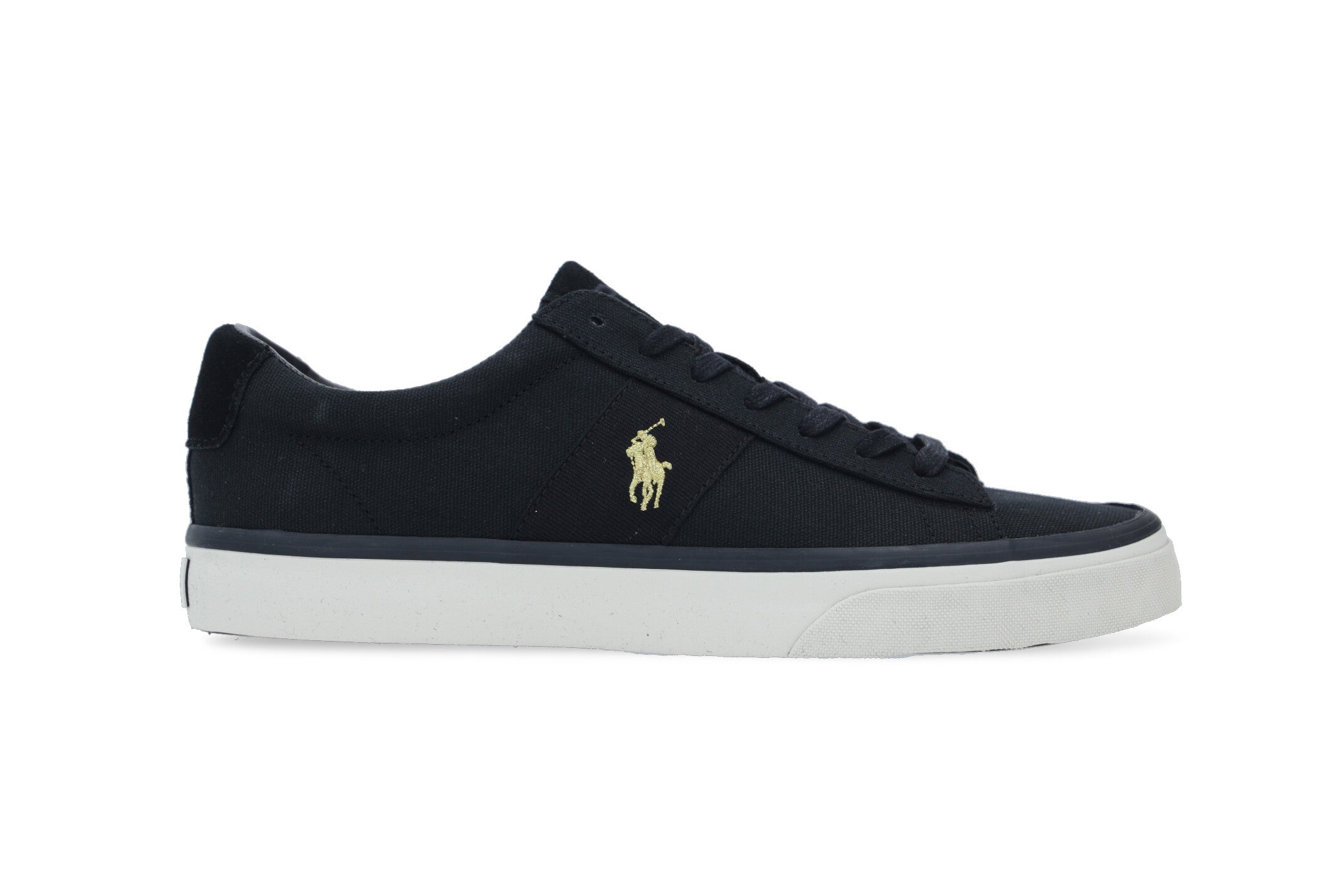 RALPH LAUREN Sneaker aus Stoff schwarz Gr51