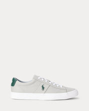 RALPH LAUREN Sneaker aus Stoff grau/grün Gr51