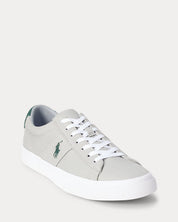 RALPH LAUREN Sneaker aus Stoff grau/grün Gr51