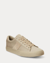 RALPH LAUREN Sneaker aus Stoff beige khaki Gr53