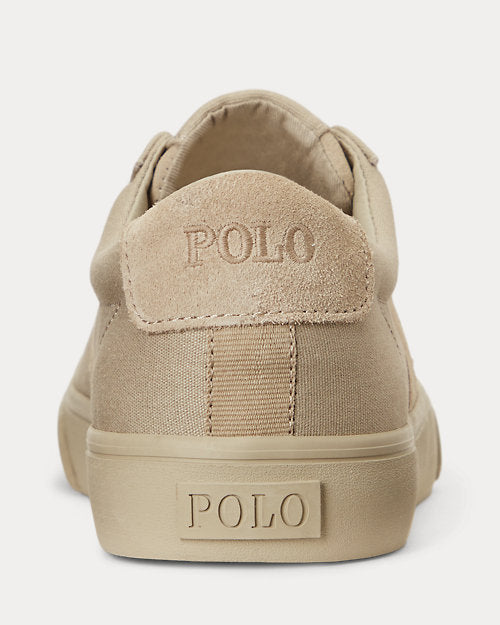 RALPH LAUREN Sneaker aus Stoff beige khaki Gr53