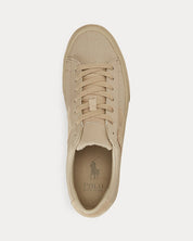 RALPH LAUREN Sneaker aus Stoff beige khaki Gr53
