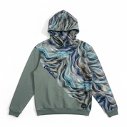 Carlo Colucci Hoodie grünblau