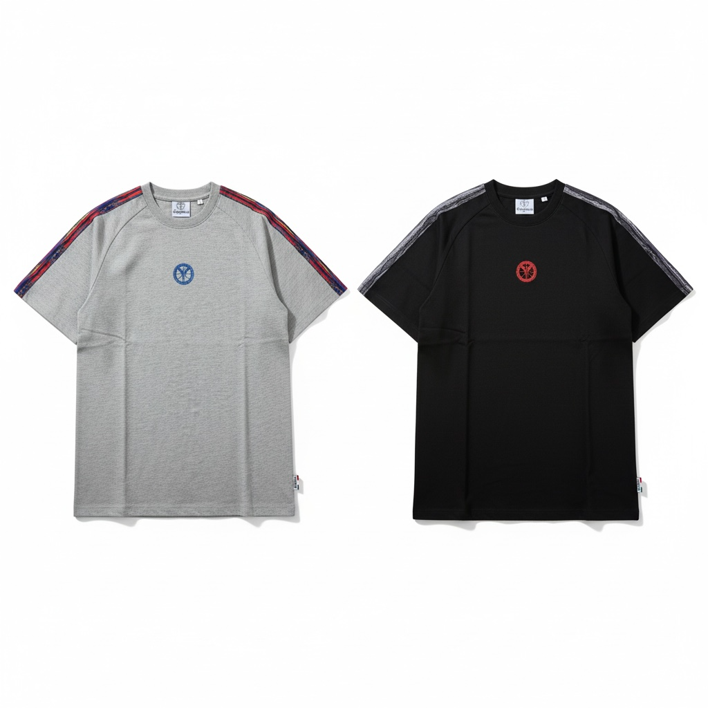 Carlo Colucci Tshirt schwarz / grau