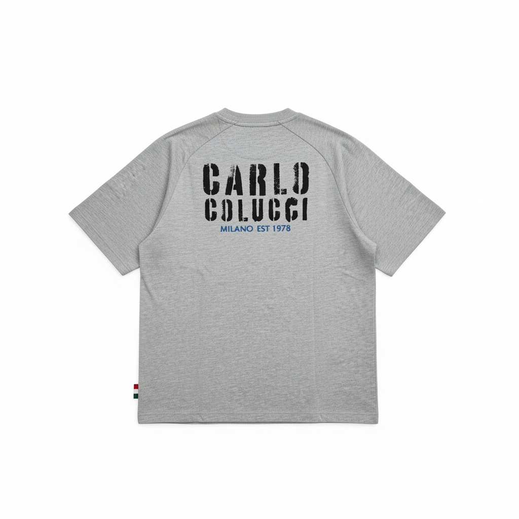 Carlo Colucci Tshirt schwarz / grau