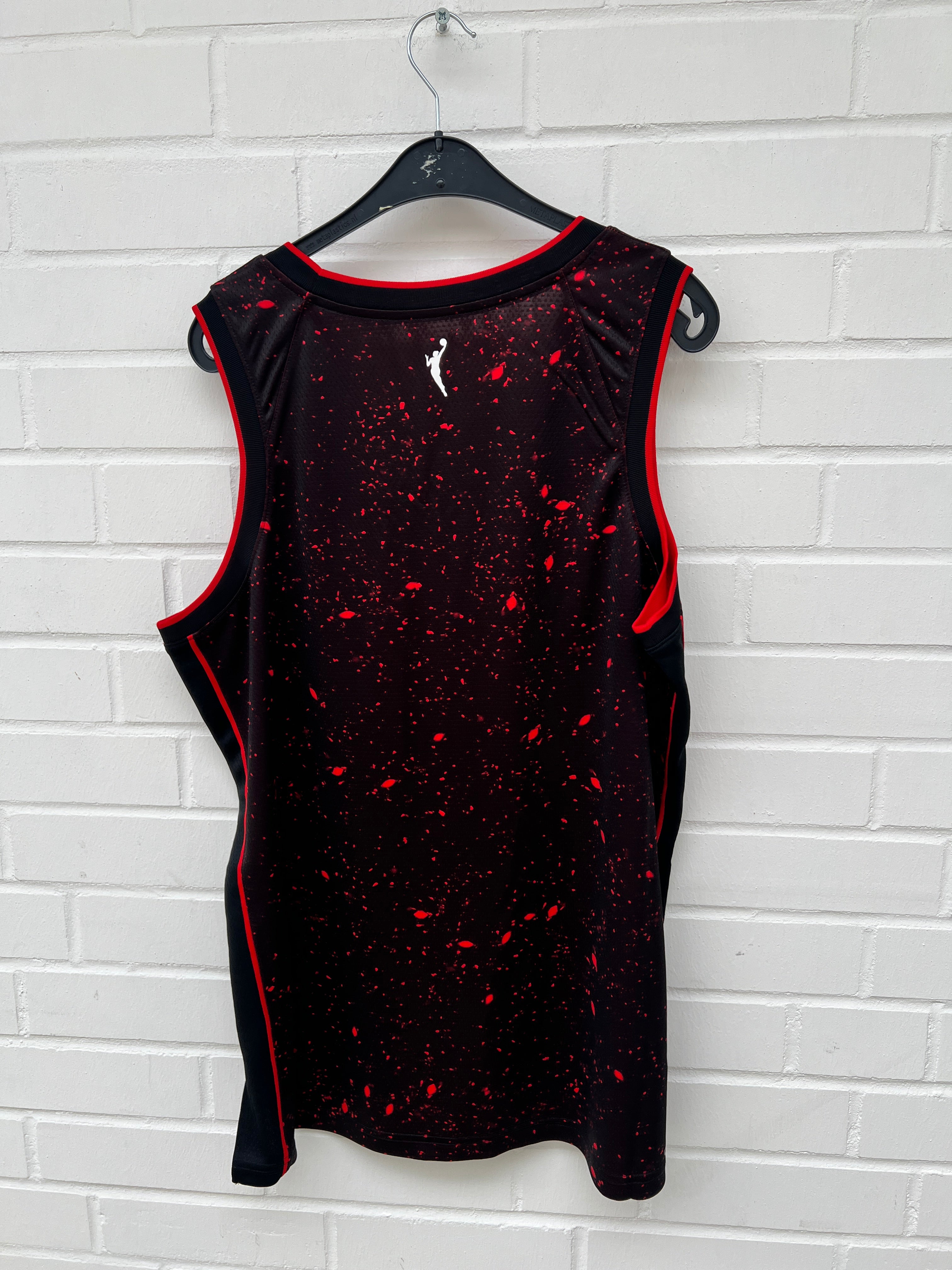 (Stange4) NBA Indiana Fever Trikot rot schwarz Gr.L
