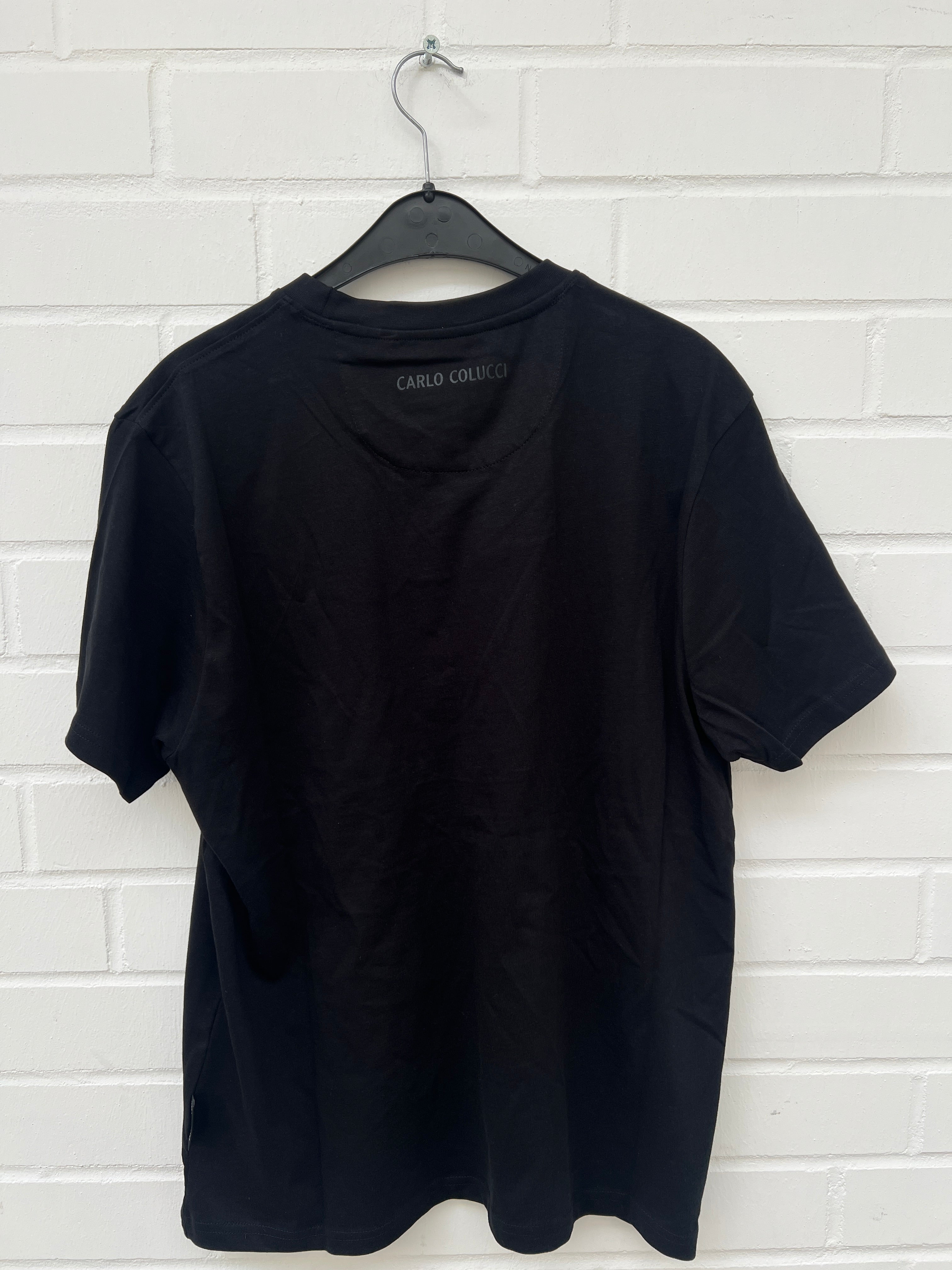 (3) Carlo Colucci Tshirt schwarz