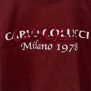 Carlo Colucci Crop Shirt bordeaux/rot