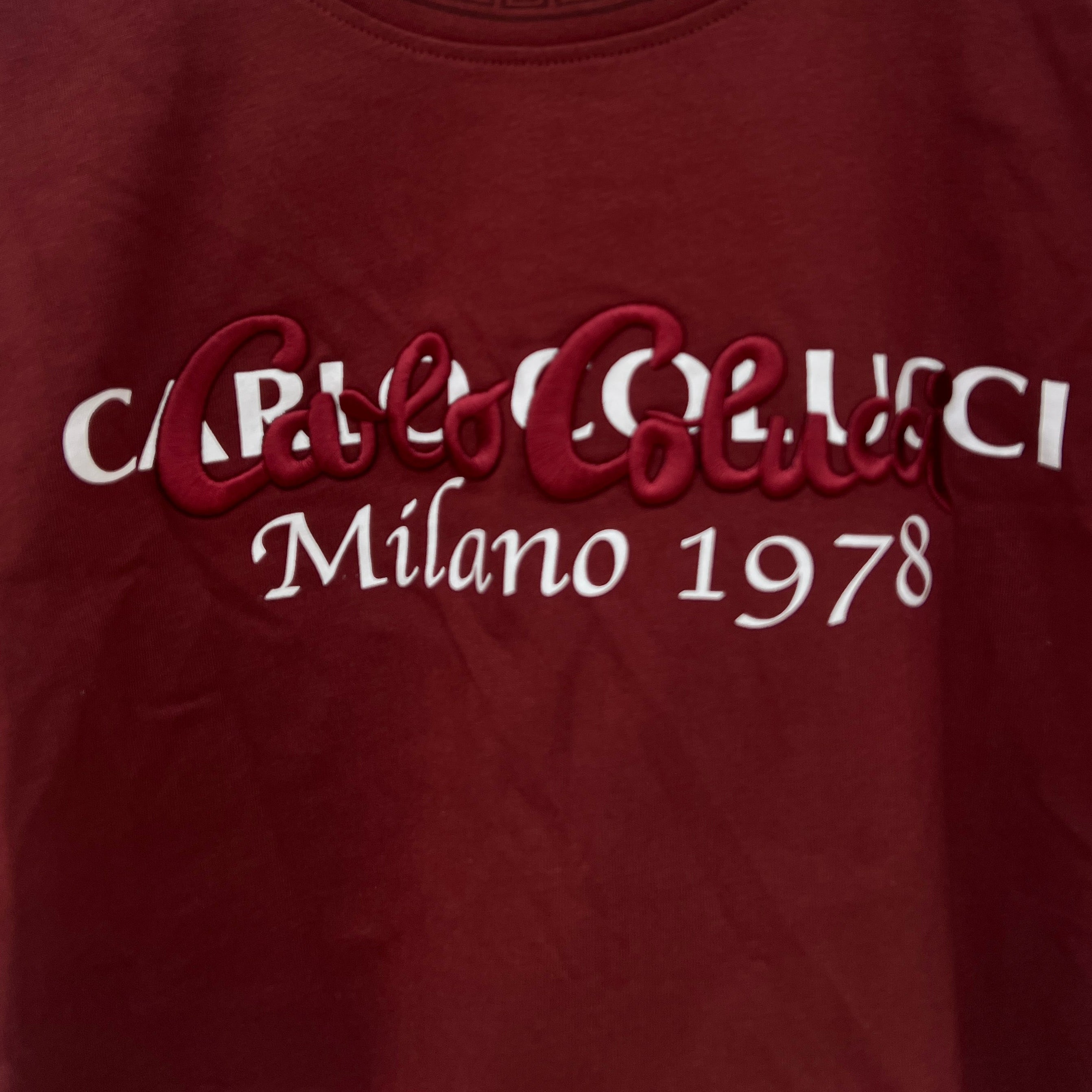 Carlo Colucci Crop Shirt bordeaux/rot
