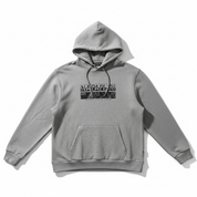 NAPAPIJRI Hoodie grau schwarz Regular Fit Gr.XXL
