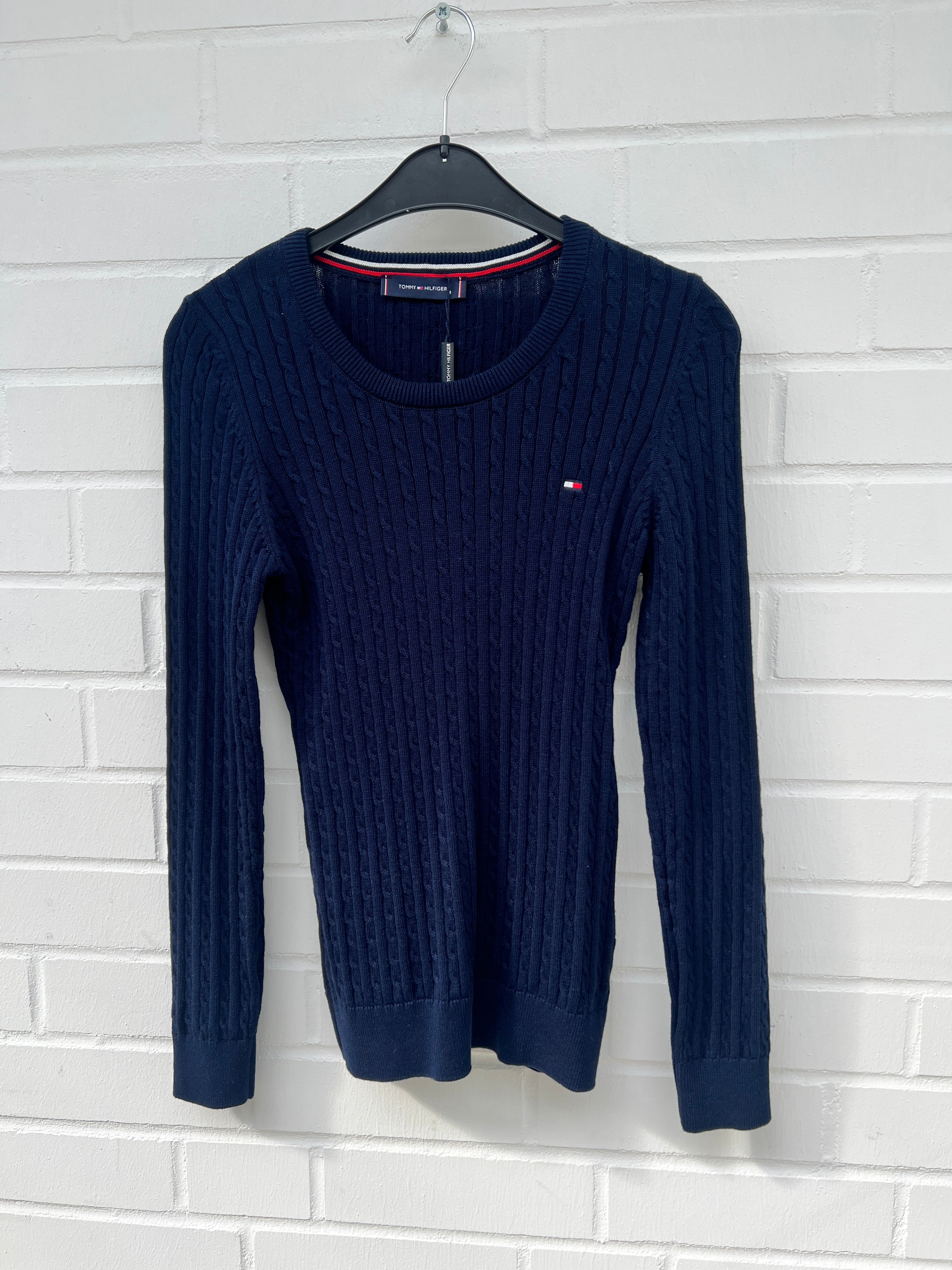 (20) TOMMY HILFIGER Strickpullover navy