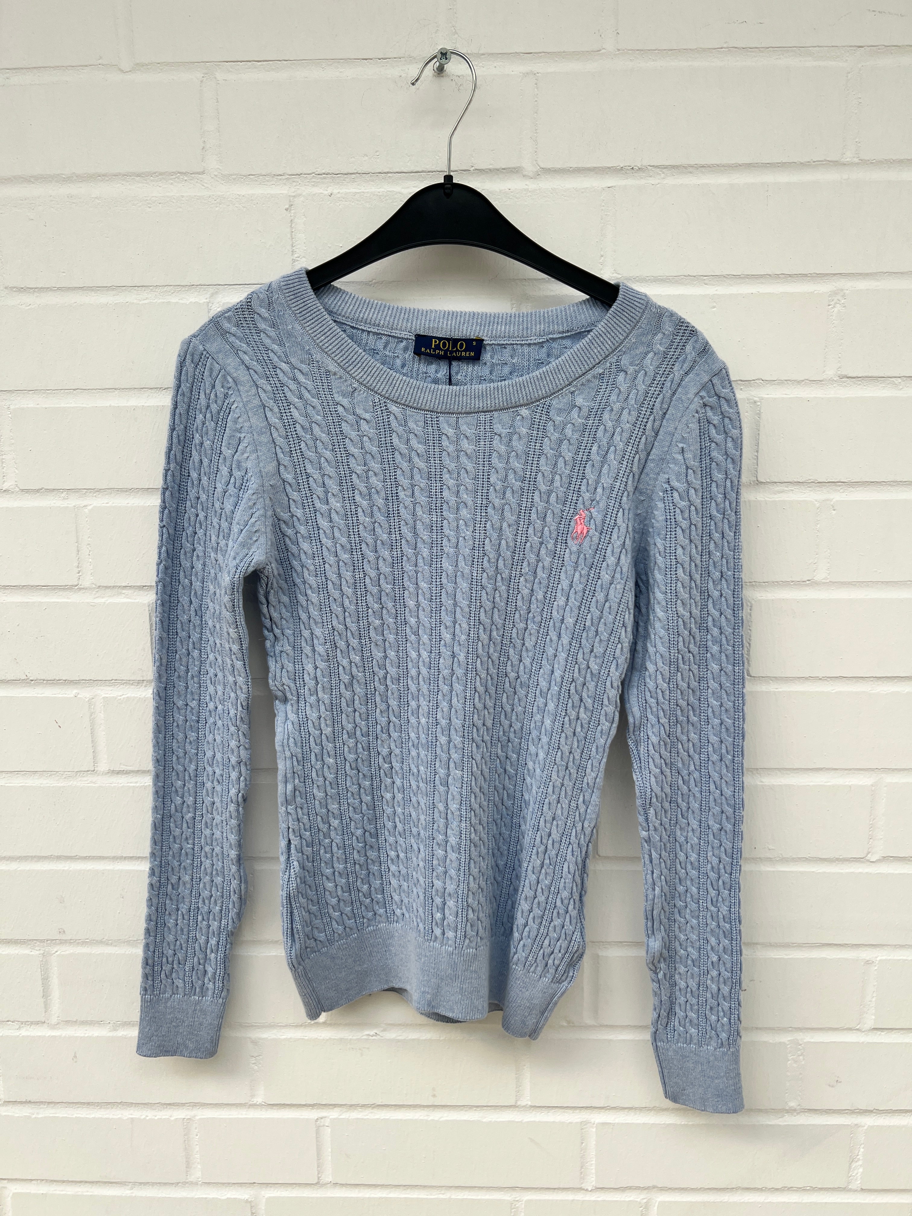 (19) DAMEN RALPH LAUREN Strickpullover hellblau