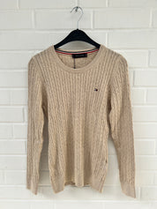 (20) TOMMY HILFIGER Strickpullover beige