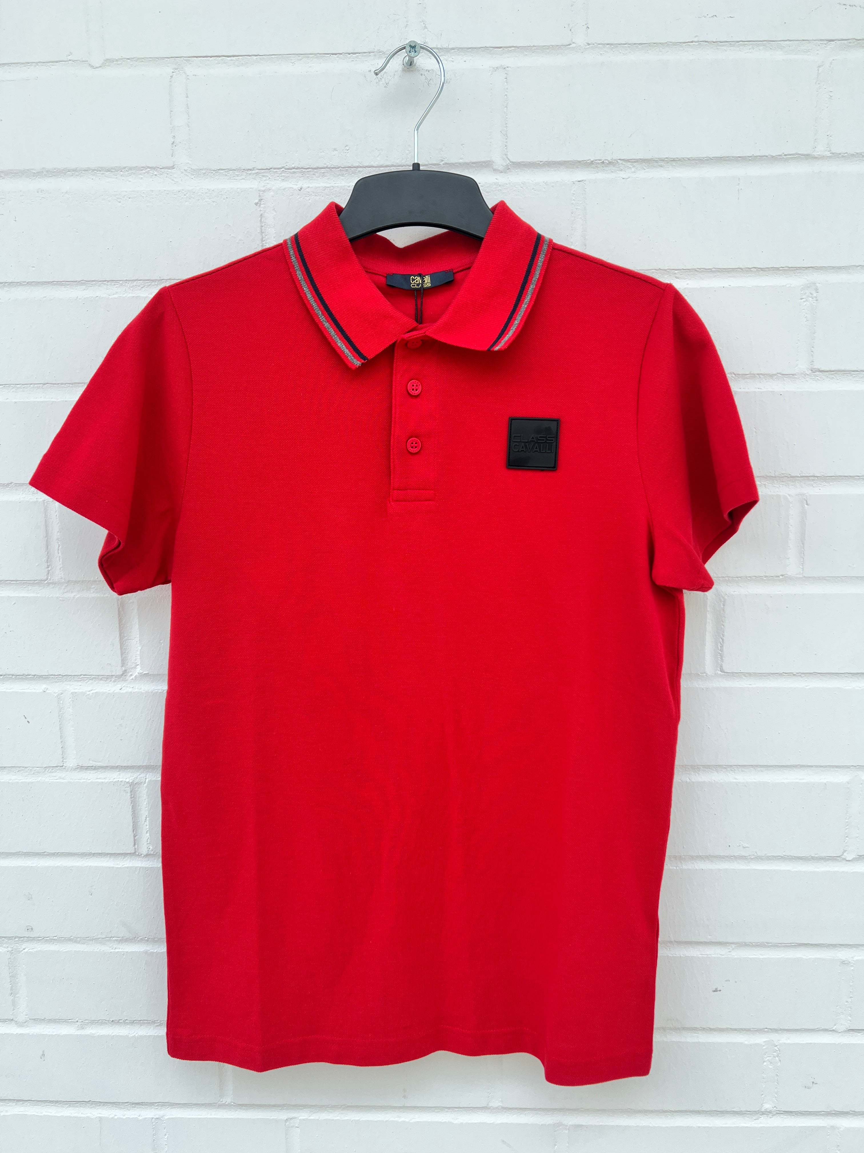 (26) CAVALLI CLASS Poloshirt rot