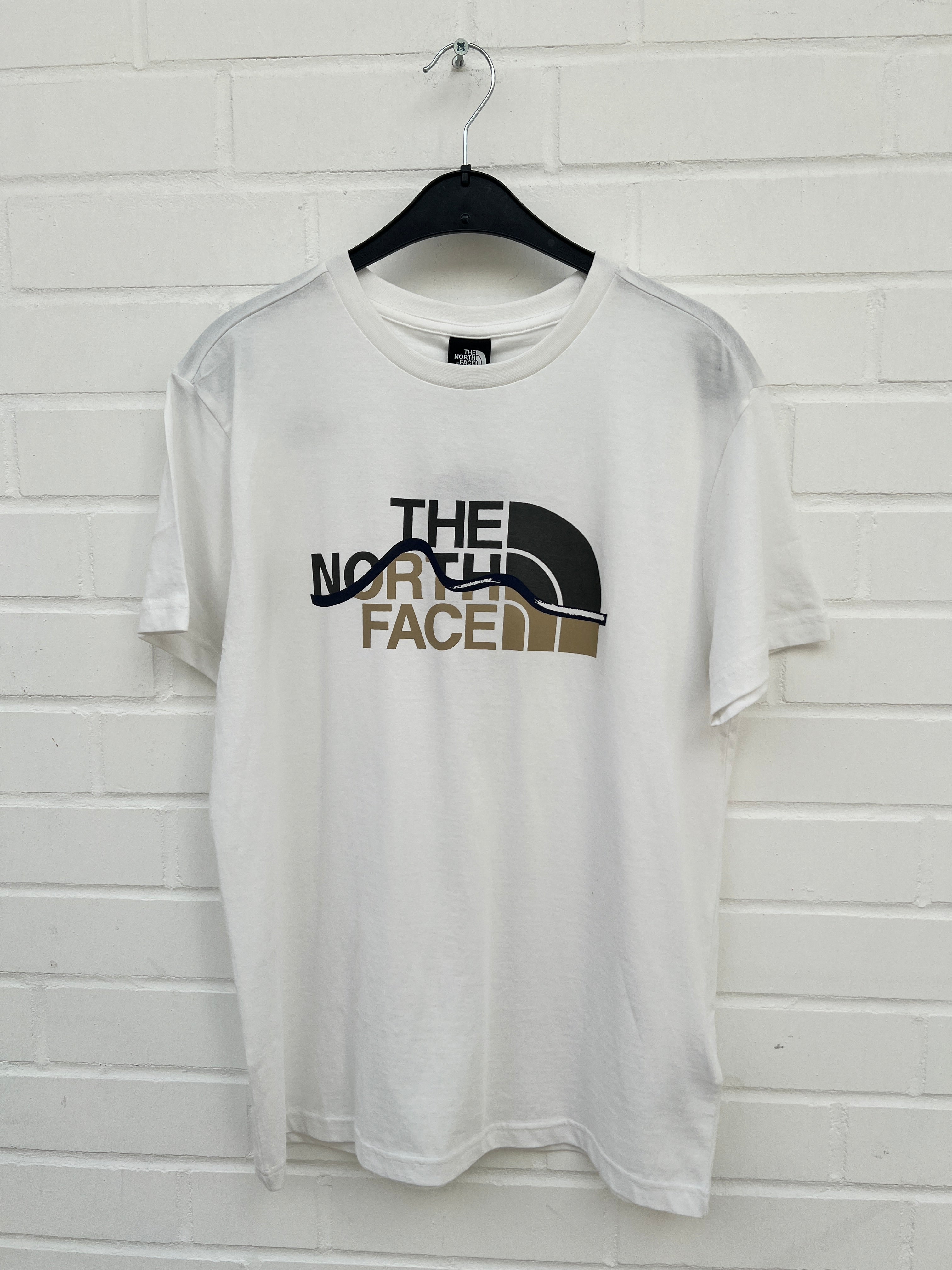 (24+25) THE NORTH FACE Tshirt weiß beige