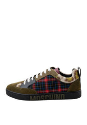 MOSCHINO COTURE Logo Patchwork Trainers Gr.42