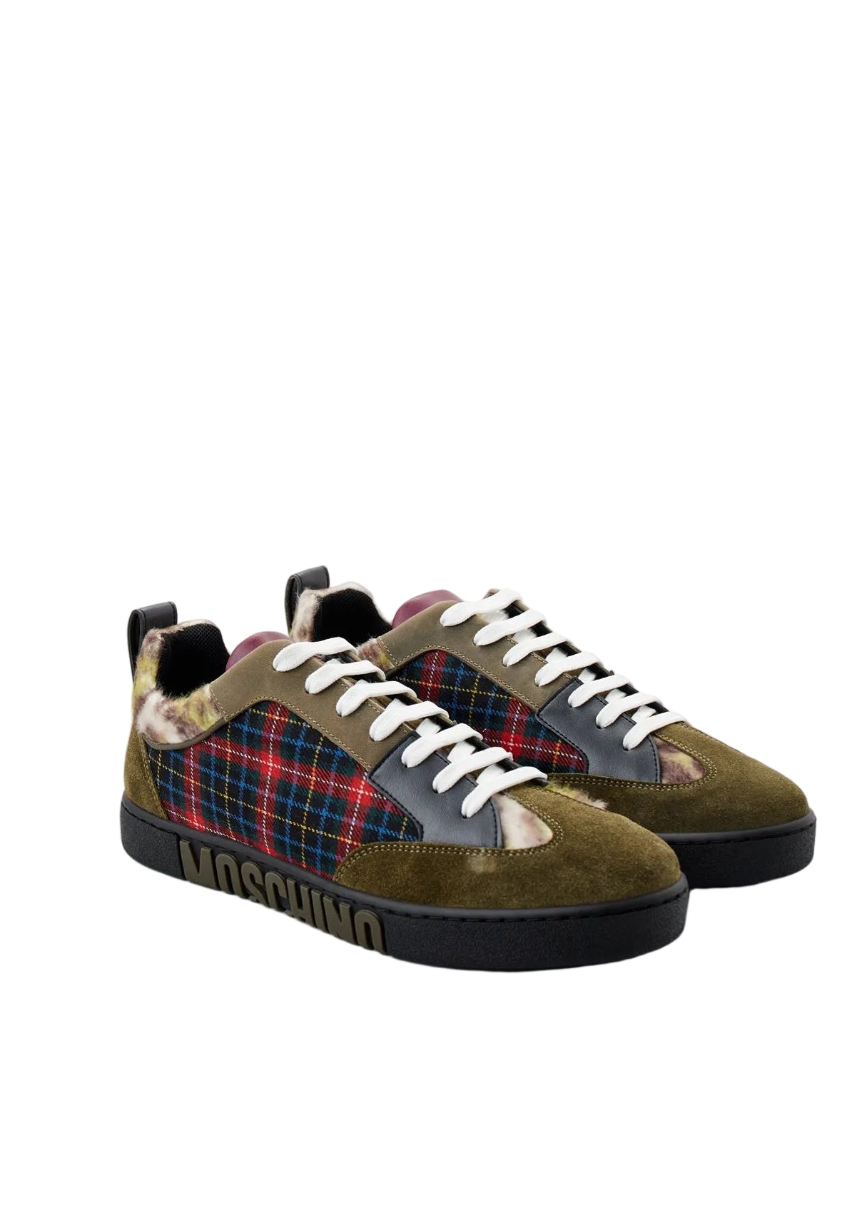 MOSCHINO COTURE Logo Patchwork Trainers Gr.42