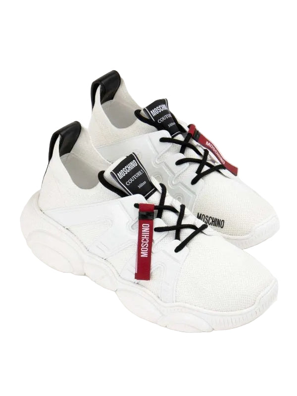 MOSCHINO COTURE Calza Blanco Trainers Gr.42