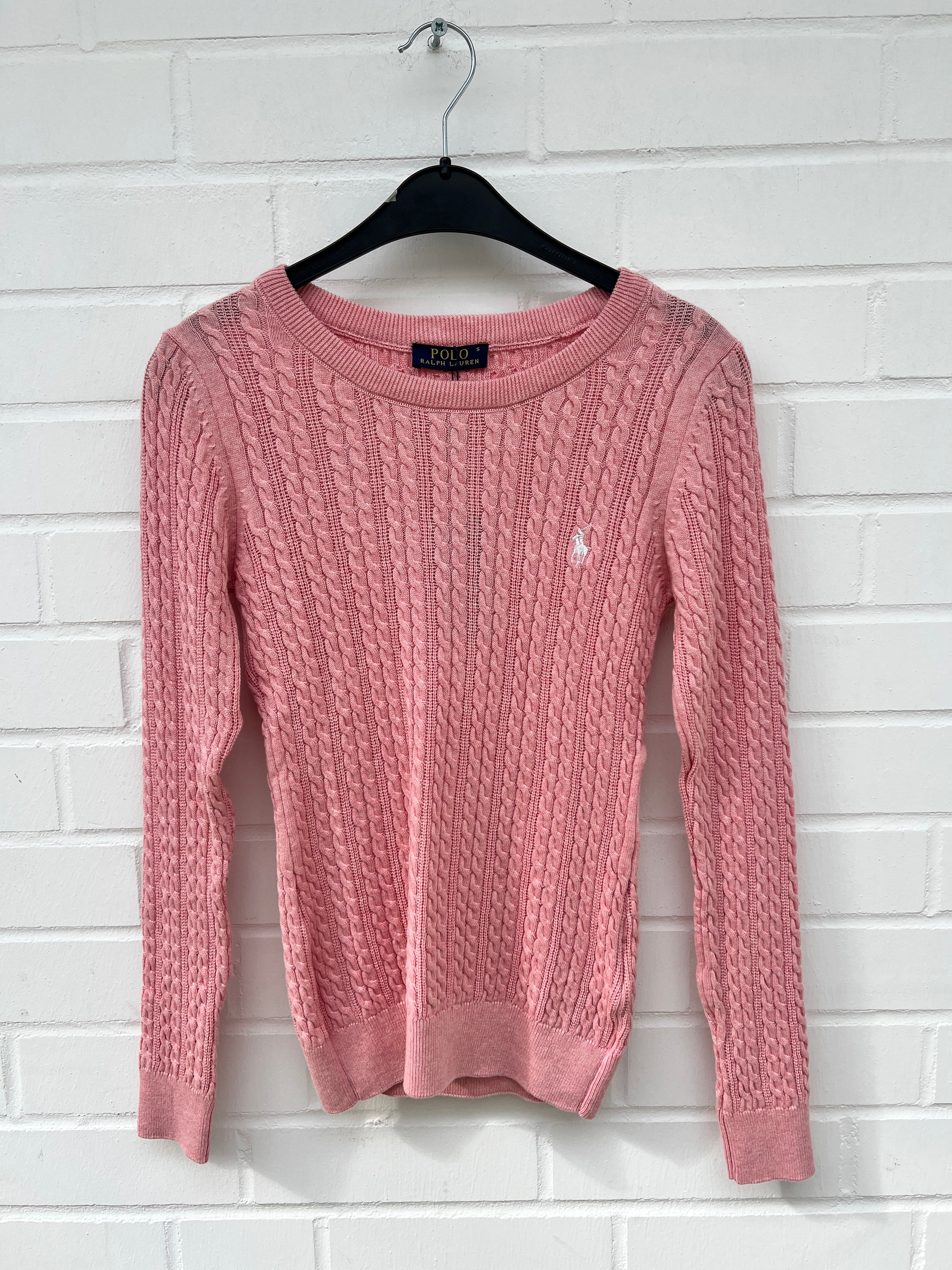 (36) DAMEN POLO Ralph Lauren Strickpullover rosa