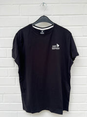 (37) JUST EMPORIO Tshirt schwarz weiß bedruckt