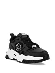 PHILLIP PLEIN Predator Sneaker Schwarz Weiß Gr.43