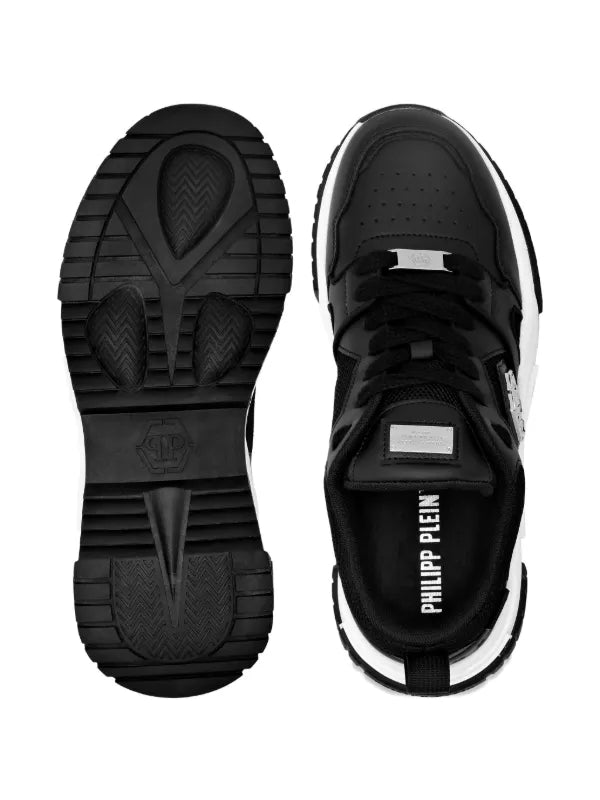 PHILLIP PLEIN Predator Sneaker Schwarz Weiß Gr.43