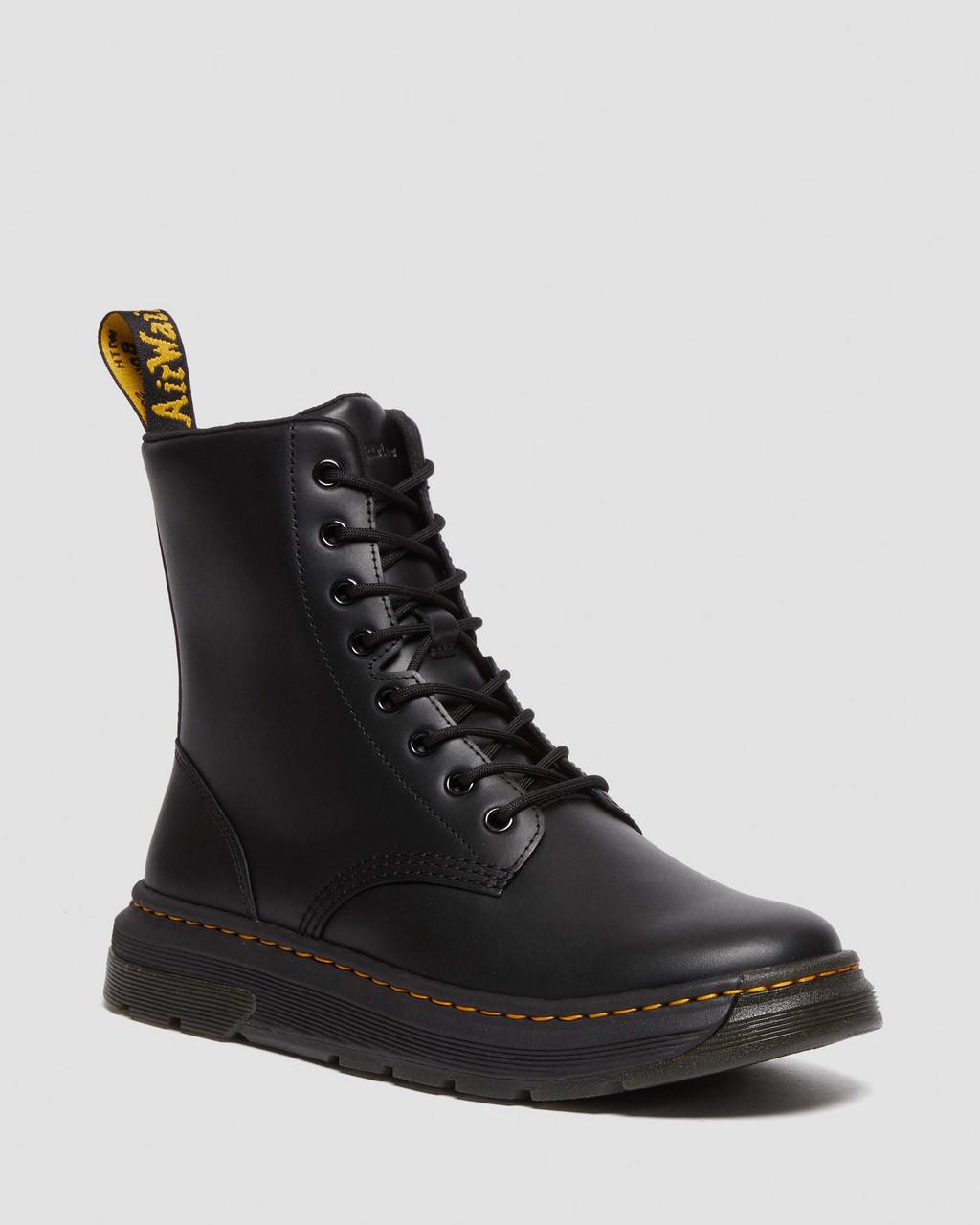 DR.MARTENS Crewson Schnürstiefel Schwarz Leder Gr.42