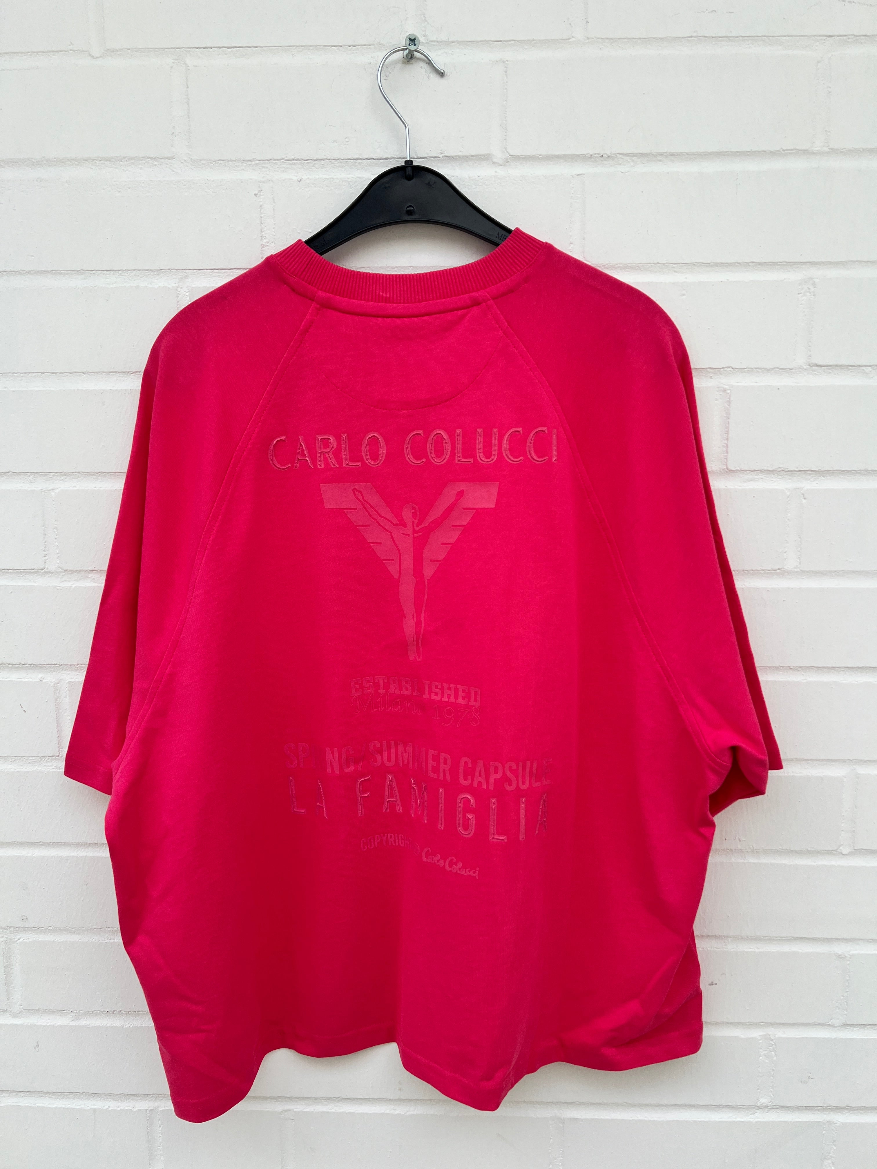 (40) Carlo Colucci Tshirt pink