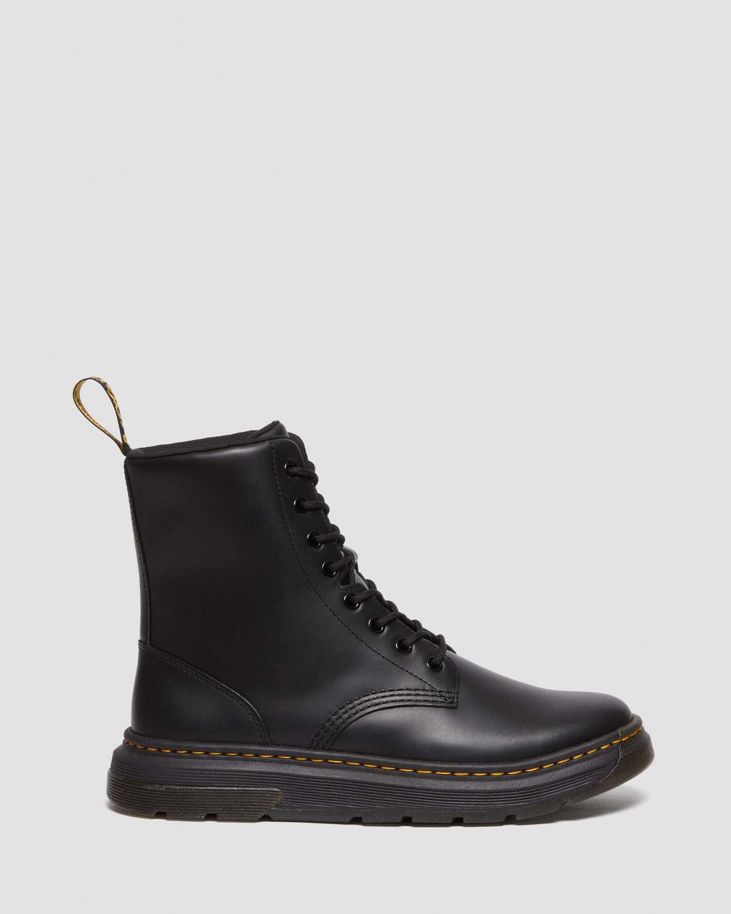 DR.MARTENS Crewson Schnürstiefel Schwarz Leder Gr.42