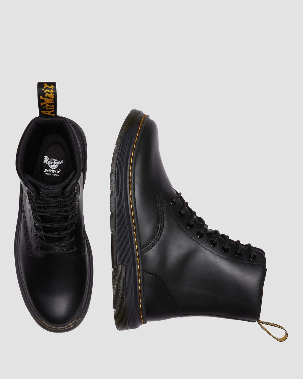 DR.MARTENS Crewson Schnürstiefel Schwarz Leder Gr.42