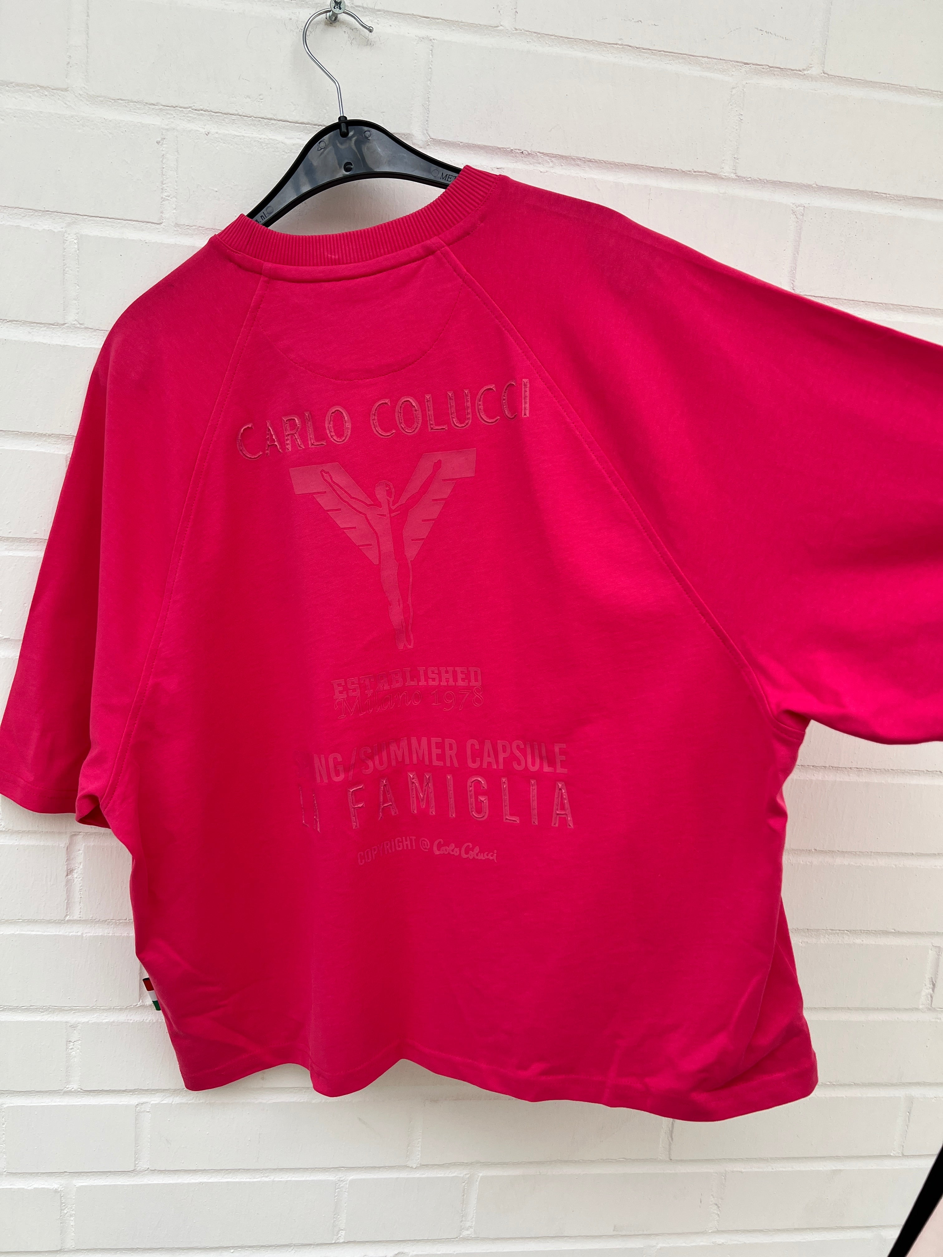 (40) Carlo Colucci Tshirt pink