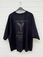 (40) Carlo Colucci Tshirt schwarz