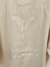 (40) Carlo Colucci Tshirt cremeweiß